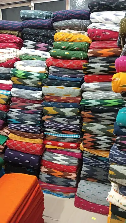 ikkat weaving Cotton fabrics  uploaded by Isha Fabrex on 6/25/2023