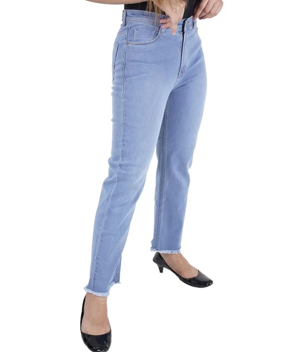 Straight Fit Full Length Stretchable Denim uploaded by White Girl Trading on 6/25/2023