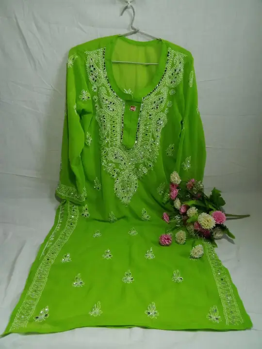 Lucknowi Georgette handwork Kurtis with inner  uploaded by ARSHIYA FASHION on 6/25/2023