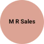 Business logo of M r sales