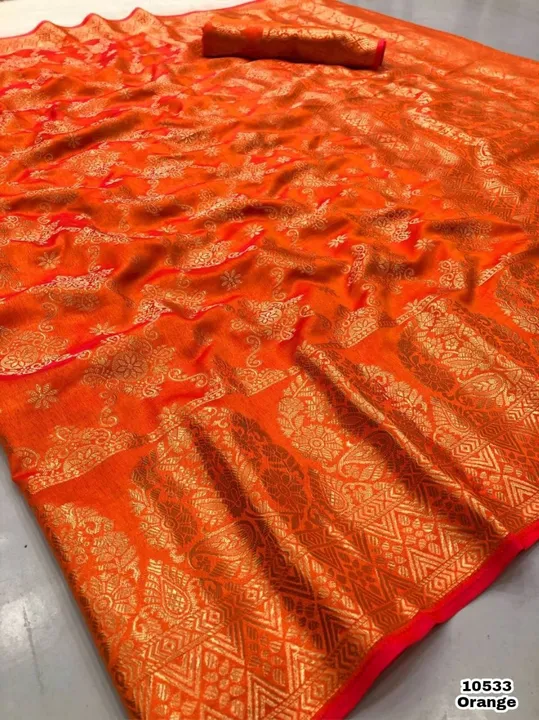 Braanded sarees uploaded by Nisha collections on 6/25/2023