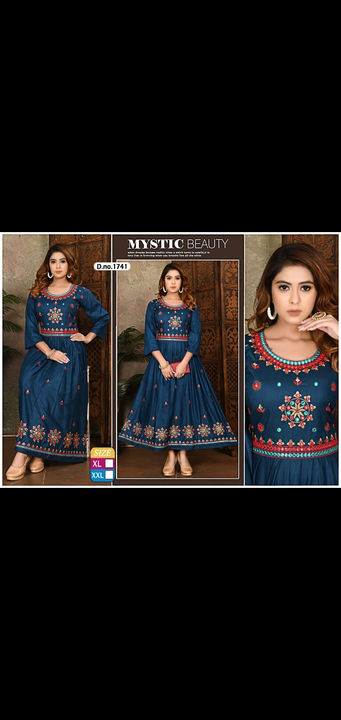 Nayra heavy jorjet 3 pcs sets with full work fancy designer embroidery party wears, all availavle  uploaded by Radha Creation , Maira sales for Readymade items on 6/25/2023