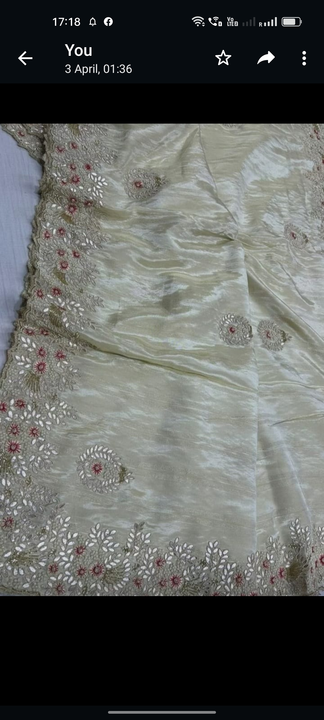 Dardogi gota pati work saree uploaded by Amza fashion on 3/8/2023