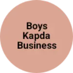 Business logo of Boys kapda business