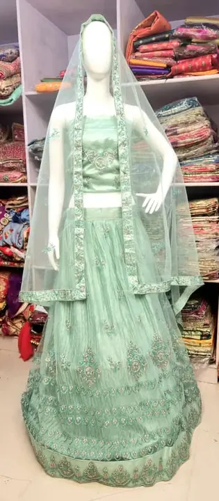 Bridal lehengas  uploaded by Vinayak textiles on 6/26/2023