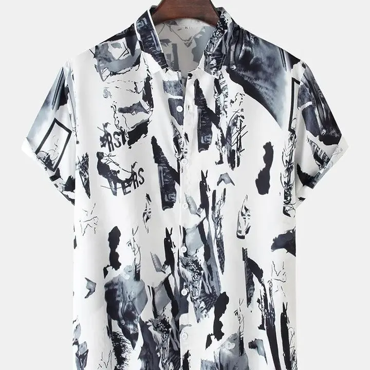 Printed men's Lycra shirt  uploaded by Xotec Shirt Manufacturer  on 6/26/2023