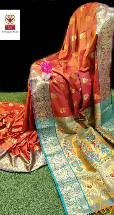 Pure Bishnupuri Pathani Silk Sharee uploaded by Maa Kali Sharee Center on 6/26/2023