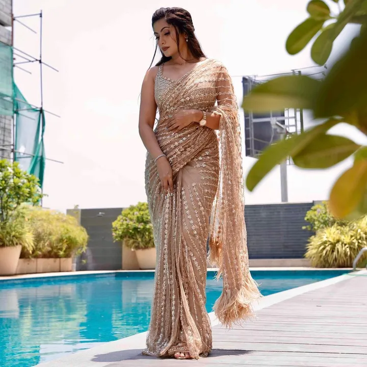 Beautiful Sequins Saree Collection uploaded by Rajershi Store on 6/26/2023