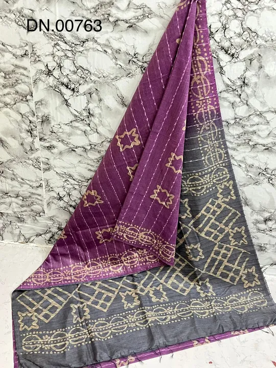 Batik print design saree  uploaded by business on 6/26/2023