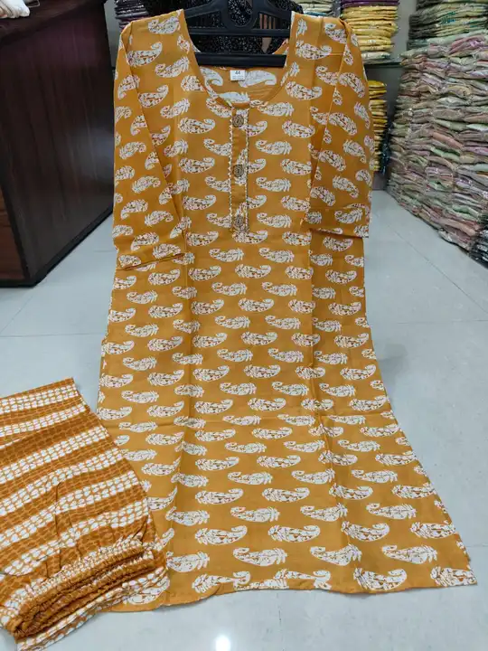 Kurti with pant uploaded by business on 6/26/2023