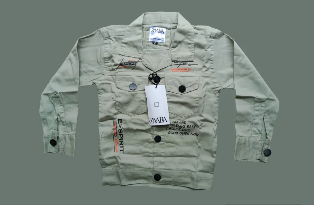 Kids ZARA  jaket shirt  primium quality  uploaded by Rathod garment on 6/26/2023