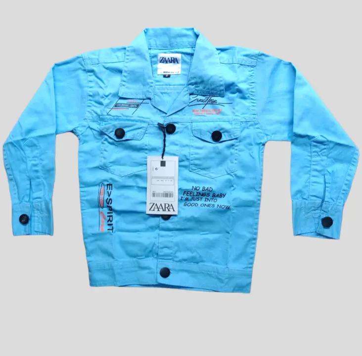 Kids ZARA  jaket shirt  primium quality  uploaded by Rathod garment on 6/26/2023