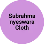 Business logo of Subrahmanyeswara cloth merchant