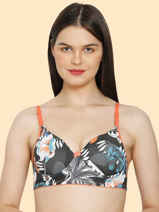 Women's fancy printed Lightly padded T-Shirt Bra uploaded by Clothonics on 5/26/2023