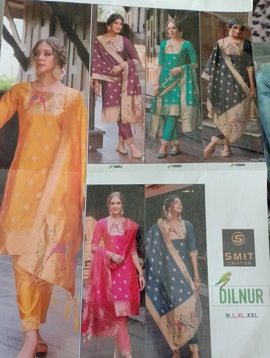 Paithani kurti and dresses uploaded by business on 6/26/2023