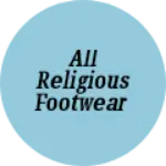 Business logo of All Religious footwear
