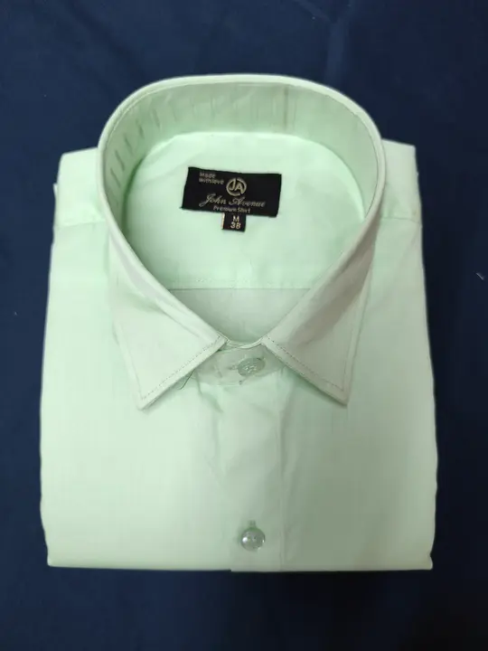 Men's pure cotton solid shirt uploaded by business on 6/26/2023