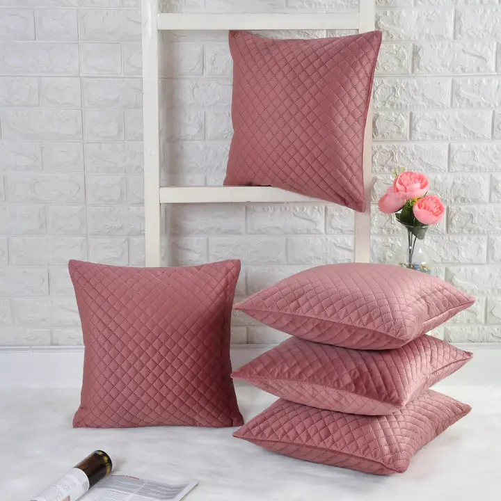 Velvet reversible quilted cushion cover  uploaded by Shyam Sunder & Co. on 6/26/2023