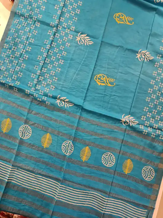 CHANDERI LINEN  uploaded by Mukesh Saree Centre on 6/26/2023