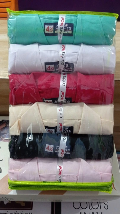 6 pcs bag packing shirt uploaded by Saif textile on 6/26/2023