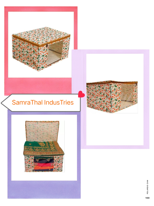 SAMRATHAL INDUSTRIES garments cover/saree cover/clothes cover/wardrobe organizer  uploaded by SAMRATHAL INDUSTRIES on 6/26/2023