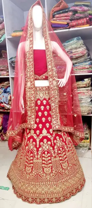 BRIDAL LEHENGA  VNY uploaded by pink Rose fashion Store  on 6/26/2023