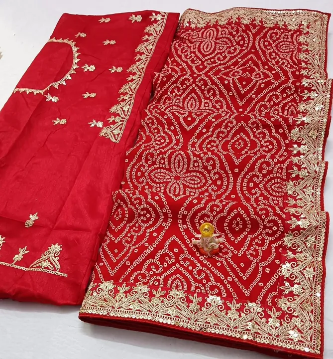 Post image *New Exclusive Wow Looking Traditional Designer Saree* 
Rate - *1199
Fabric - dola silk feel best fabric with beautiful Traditional Design &amp; heavy border