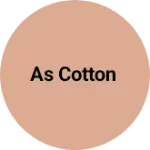 Business logo of As cotton
