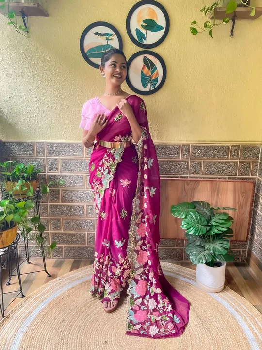 One min sarees  uploaded by Villa outfit on 6/26/2023