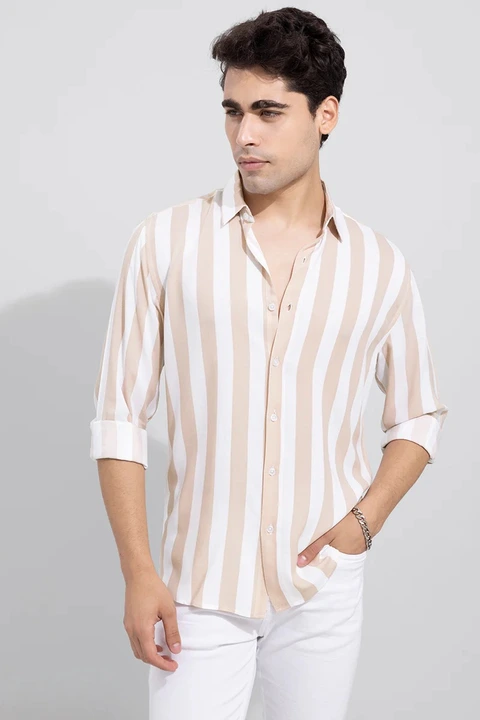 Full sleeve strips shirt  uploaded by Kpadiya shop on 6/26/2023
