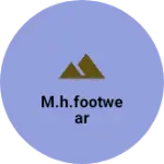 Business logo of M.h.footwear