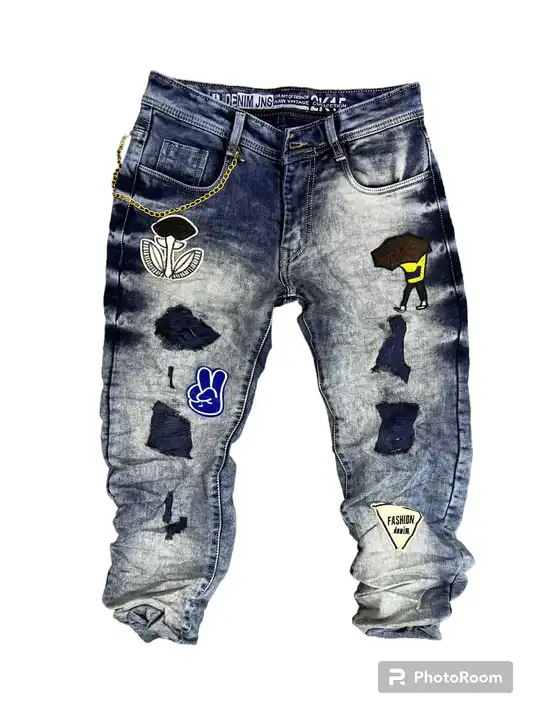 New dezine funky jeans uploaded by BRIGHT CRYSTAL JEANS on 6/26/2023