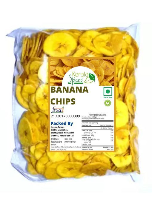 Banana chips uploaded by Kerala Spices on 3/15/2021