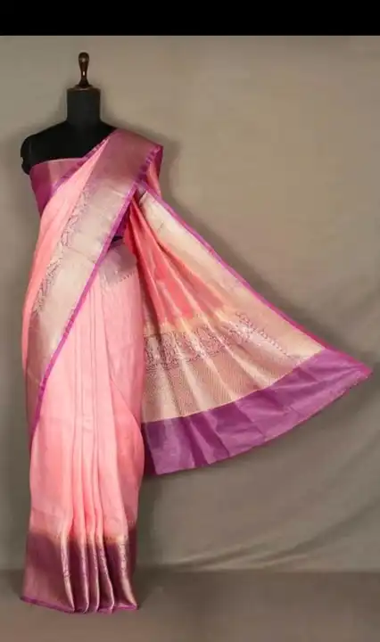 PURE LINEN BANARASI SAREE uploaded by S.N.COLLECTIONS  on 6/26/2023