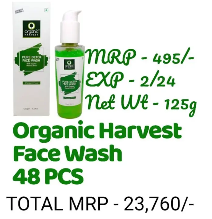 Organic Harvest Face Wash  uploaded by Chairana on 6/26/2023