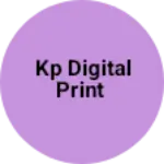 Business logo of Kp digital print