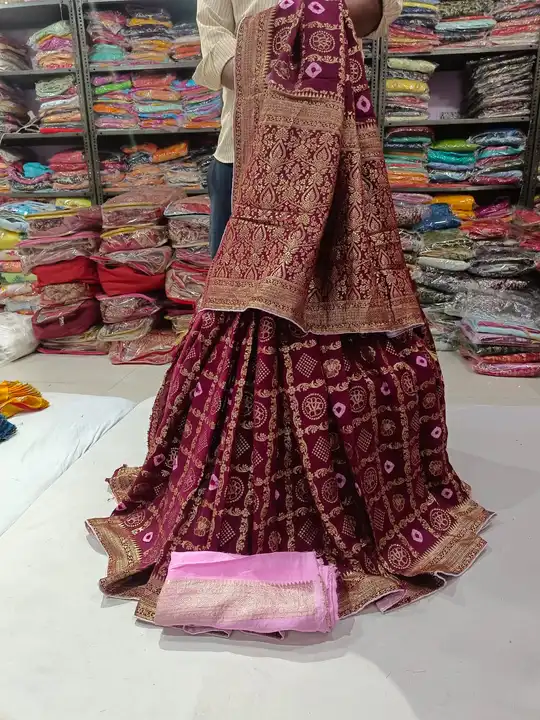 *®️🛒EXCLUSIVE COLLECTION 🛒®️*
🌹🌹🌹🌹🌹🌹🌹🌹🌹🌹🌹🌹🌹🌹🌹🌹
😍 Pure Dolla Radian  Silk Jari Fab uploaded by Gotapatti manufacturer on 6/27/2023