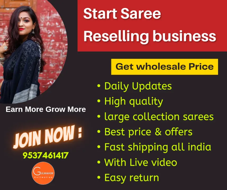 Post image Join us now for best quality &amp; best price: 9537461417 #saree #reselling
