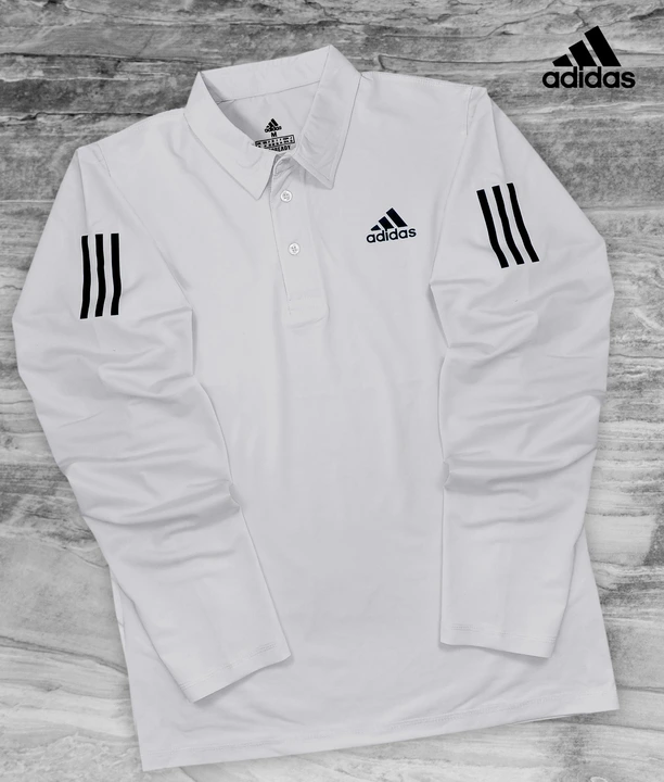 Addidas imported Full sleeve collar tshirt  uploaded by BLACKVELVET on 6/27/2023