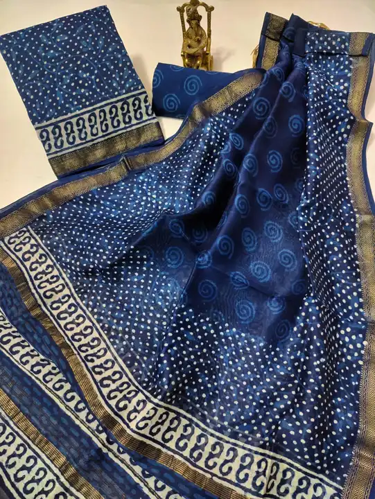 Maheshwari silk suits  uploaded by Tarun handicrafts on 6/27/2023