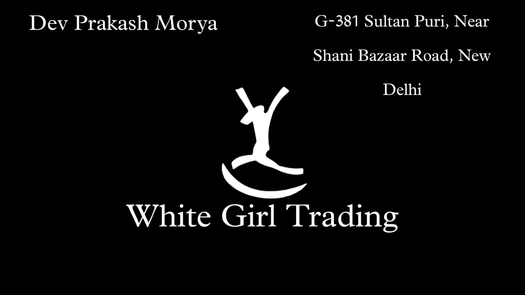 Visiting card store images of White Girl Trading