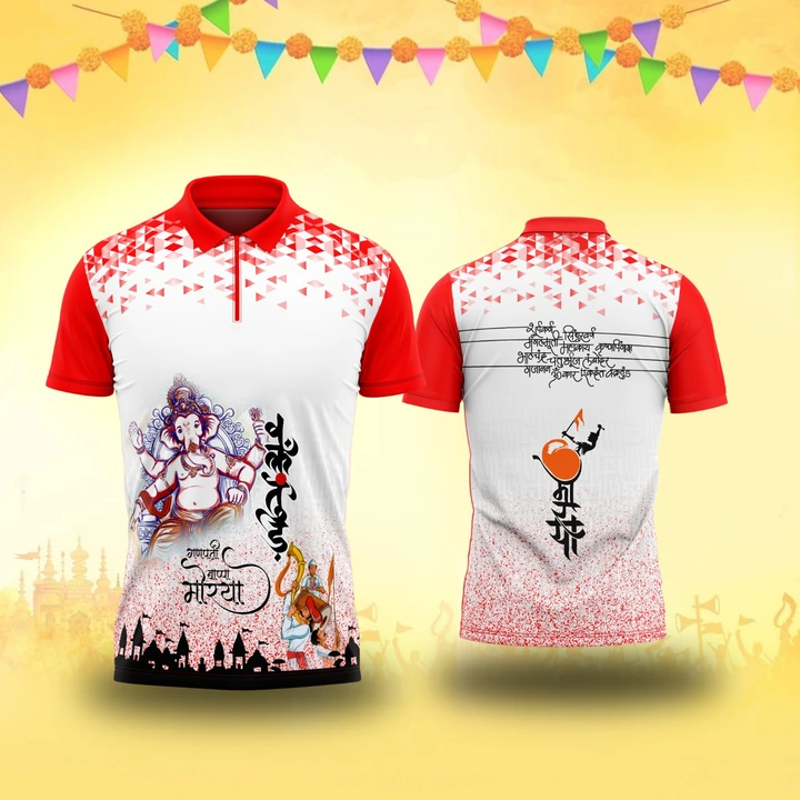 Ganpati t shirts  uploaded by M AND M BROTHER'S GARMENTS MANUFACTURING on 6/27/2023