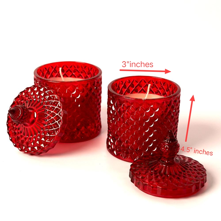 3"/4.5" inches glass decorative candle with fragrance minimum order 50 pieces  uploaded by Glass decorative items and all types glass itoms on 6/27/2023