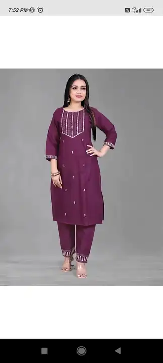 *2PCS COLLECTION*
*KURTI WITH PENT STOCK*
*FABRIC COTTON BLEND*

*EMBROIDERY. WORK DESIGN*

 uploaded by M A Fashion on 6/27/2023