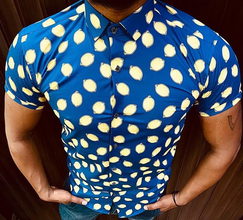 Printed half shirts uploaded by business on 7/15/2020