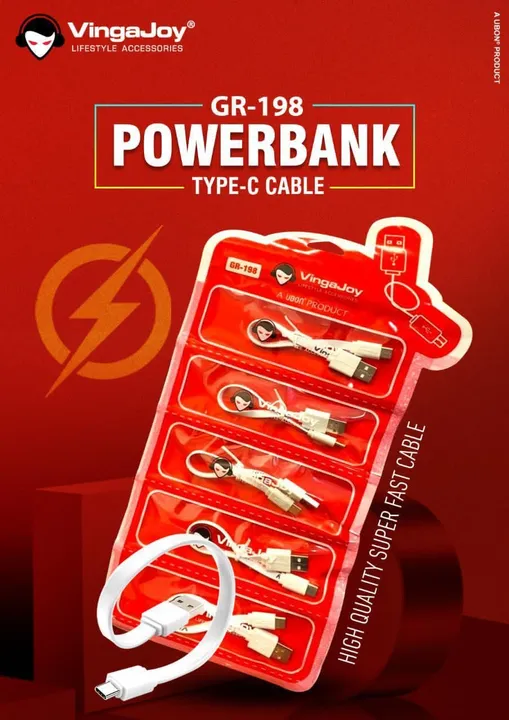 GR-192
V8 power bank cable uploaded by Aggarwal Sales on 6/28/2023