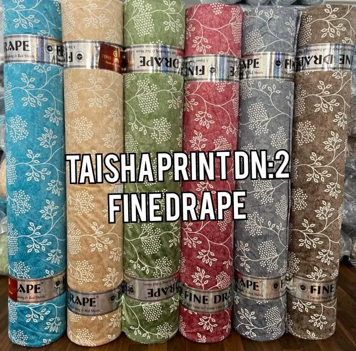 Taisha print curtains  uploaded by Sahayak Traders on 6/28/2023