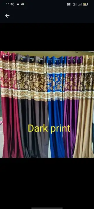 Print patch curtains  uploaded by Sahayak Traders on 6/28/2023