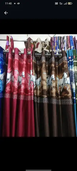 Print patch curtains  uploaded by Sahayak Traders on 6/28/2023