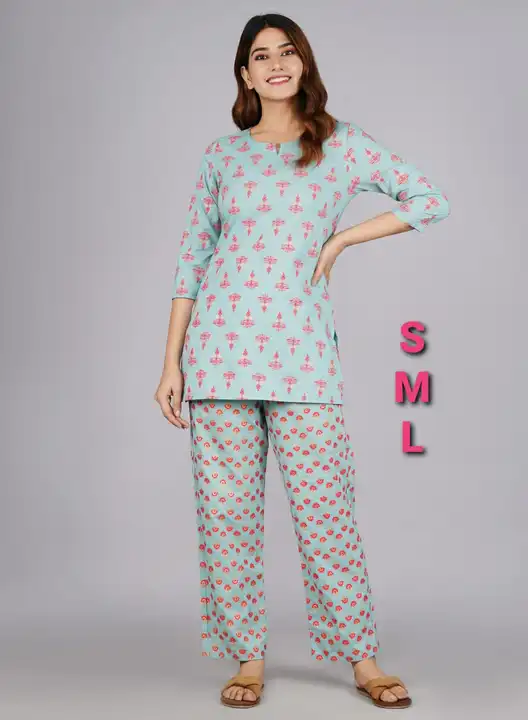 Pure cotton night suit  uploaded by The print house  on 6/28/2023